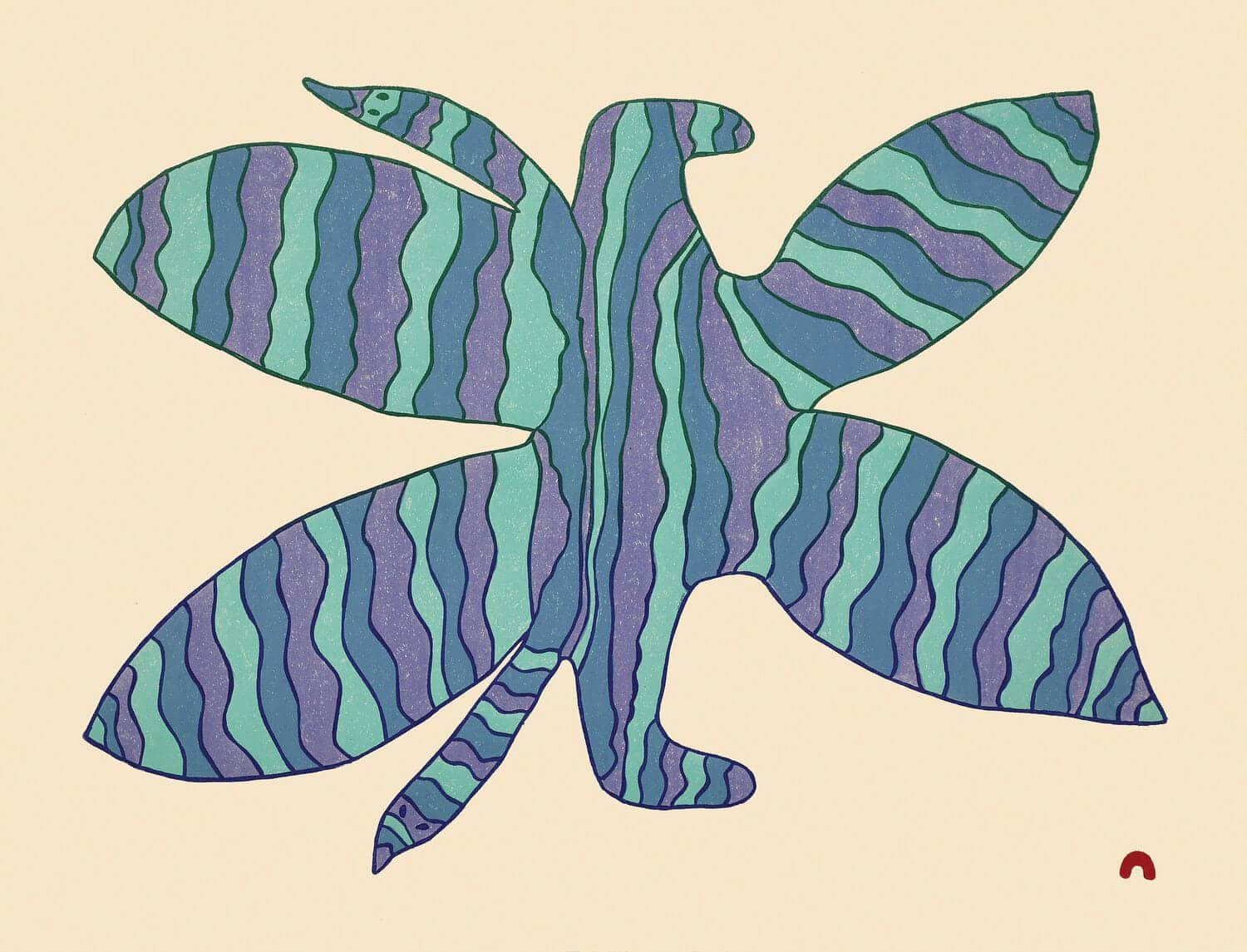 Saimaiyu Akesuk, Rippling Birds, 2023